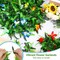 6 Pieces Hawaiian Leis Necklace Bulk Garlands Tropical Artificial Flowers Leaf Leis Luau Party Decorations for Beach Themed Party Supplies